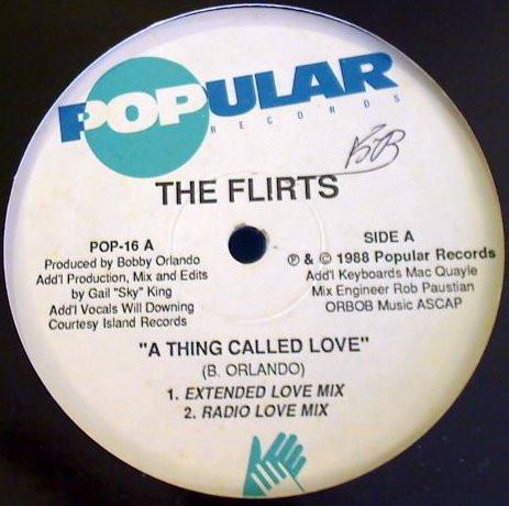 12inch Record FLIRTS - A Thing Called Love POP16 Popular Records 1988 US Dance & Electronica Used
12inch Record FLIRTS - A Thing Called Love POP16 Popular Records 1988 US Dance & Electronica Used