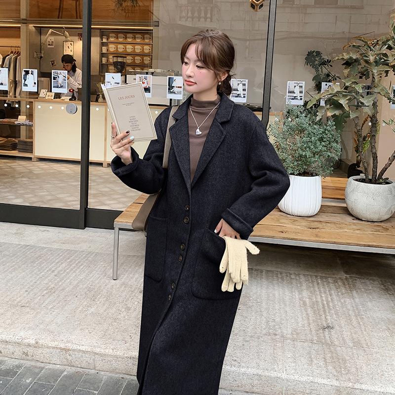 FASHION2024 winter new over-knee long temperament light-ripe woolen coat women s premium Ben Hepburn style black woolen coat Clothes S абрикосовий
FASHION2024 winter new over-knee long temperament light-ripe woolen coat women s premium Ben Hepburn style black woolen coat Clothes S абрикосовий