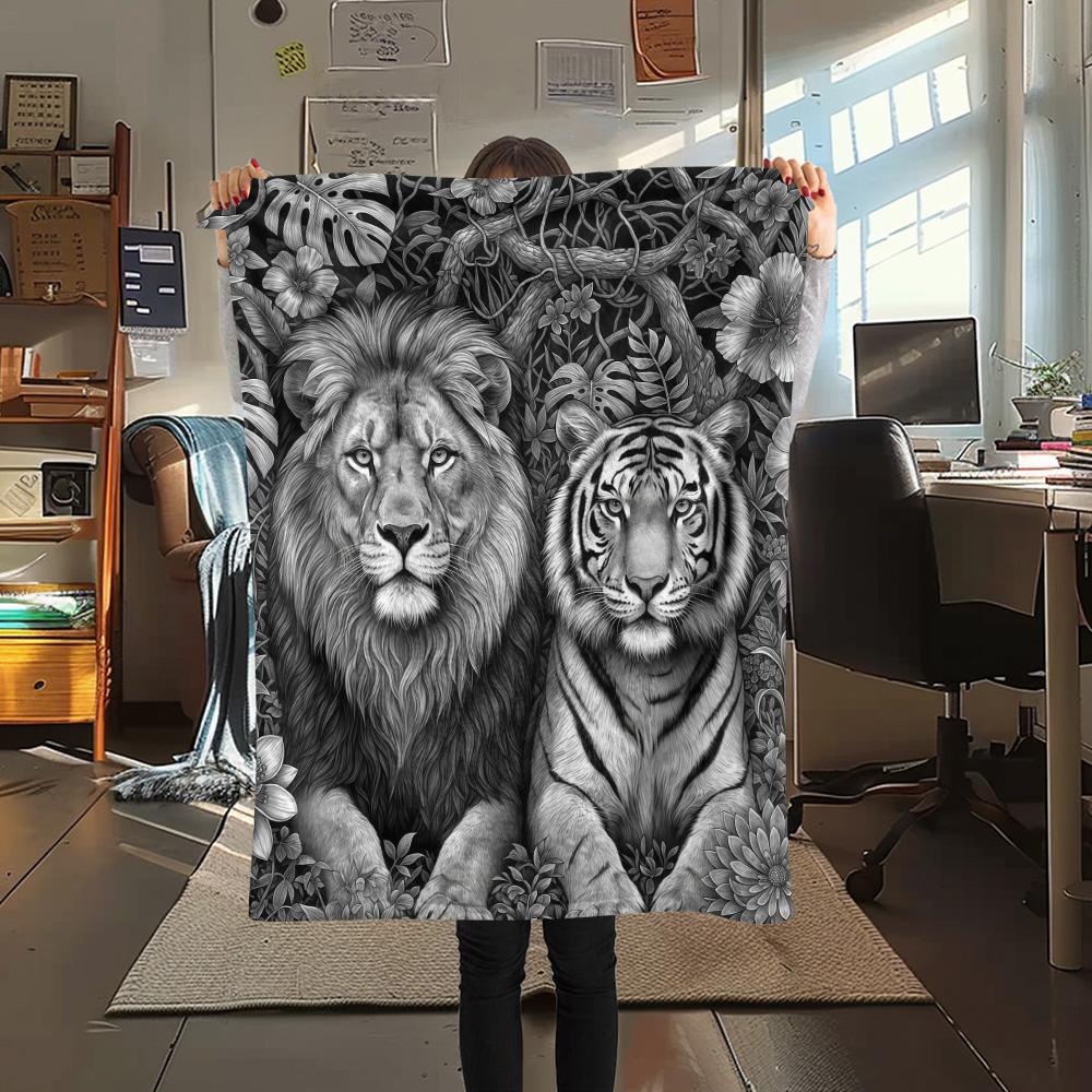 1PC Black white animals Print Flannel Blanket, High quality Comfortable for All Seasons, Home Decor, Warmth and Comfort 80cm x 120cm
1PC Black white animals Print Flannel Blanket, High quality Comfortable for All Seasons, Home Decor, Warmth and Comfort 80cm x 120cm