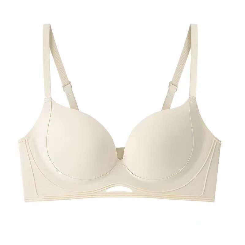 Cream Seamless Push Up Bra with Adjustable Straps Deep V Neck Everyday Lingerie S білий
Cream Seamless Push Up Bra with Adjustable Straps Deep V Neck Everyday Lingerie S білий