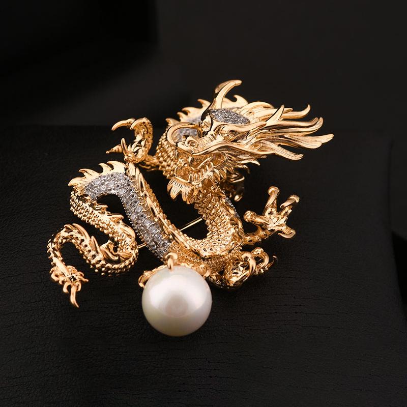 New Design Dragon Brooch Vintage Brooch Zodiac Dragon Design Chest Flower Suit Jacket Accessories Badge Fashion Accessories
New Design Dragon Brooch Vintage Brooch Zodiac Dragon Design Chest Flower Suit Jacket Accessories Badge Fashion Accessories