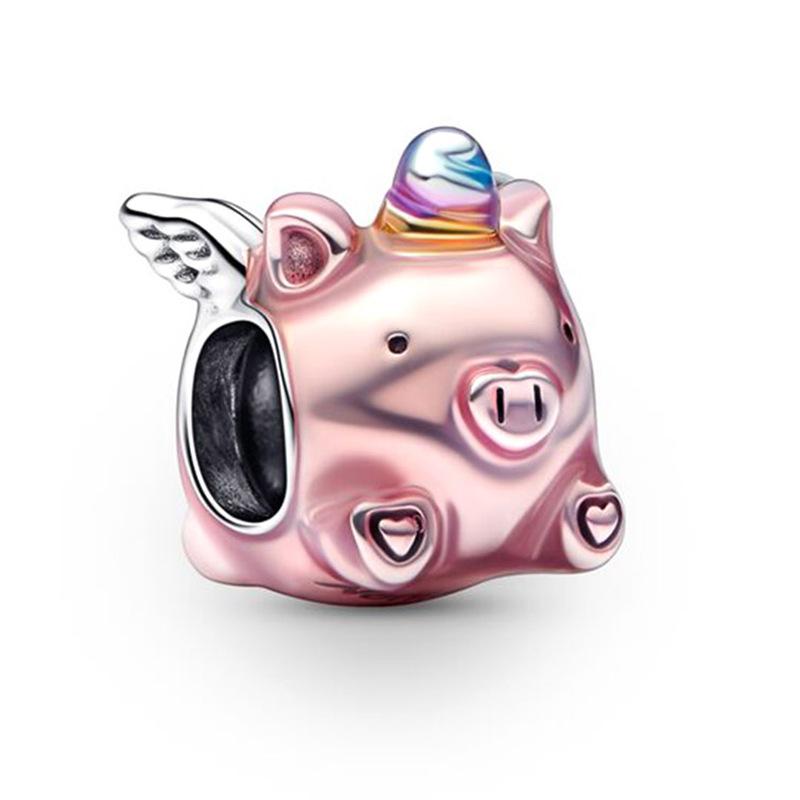 Cute Animal European Style Charms Beads, Unicorn Pig Beach DIY Charms for Bracelet Necklace, Colorful CZ Pandora Compatible Jewelry Making Accessories Standard specifications
Cute Animal European Style Charms Beads, Unicorn Pig Beach DIY Charms for Bracelet Necklace, Colorful CZ Pandora Compatible Jewelry Making Accessories Standard specifications
