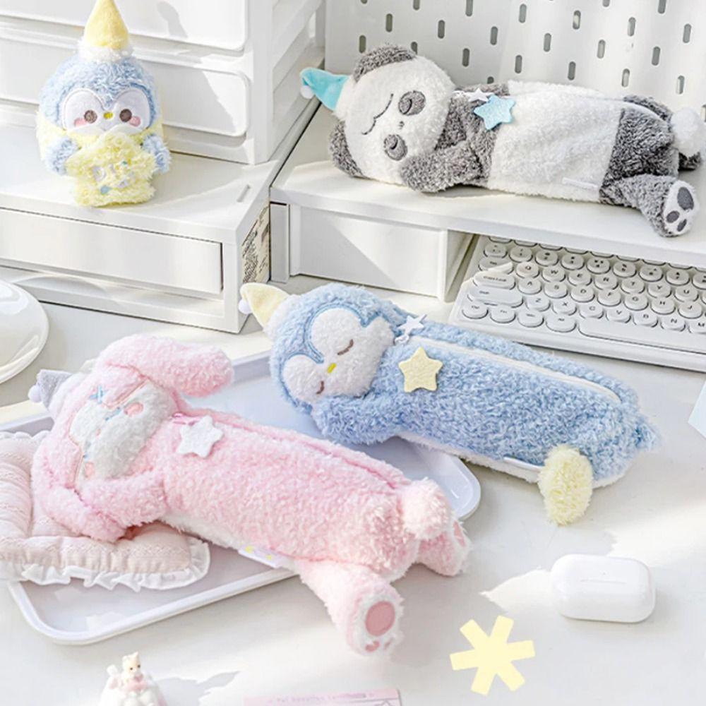 Cartoon Animal Pencil Case Plush Cosmetic Bag Stationery Organizer Stationery Supplies Cat
Cartoon Animal Pencil Case Plush Cosmetic Bag Stationery Organizer Stationery Supplies Cat