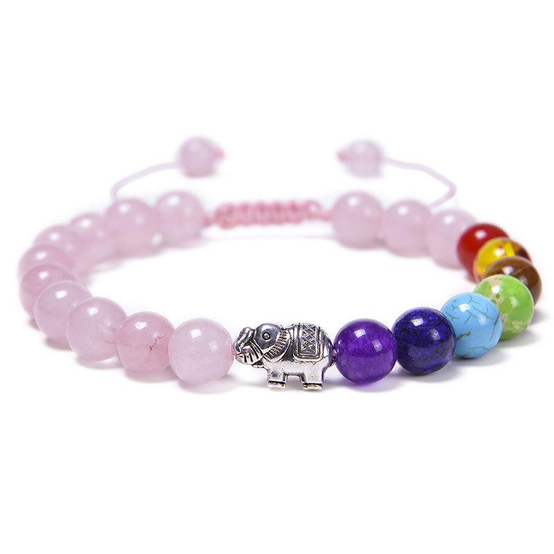JYL TS Bracelet Elephant Colorful Braided Adjustable Brings Good Luck & Wisdom Pink crystal-little elephant іспанська сірий колір
JYL TS Bracelet Elephant Colorful Braided Adjustable Brings Good Luck & Wisdom Pink crystal-little elephant іспанська сірий колір