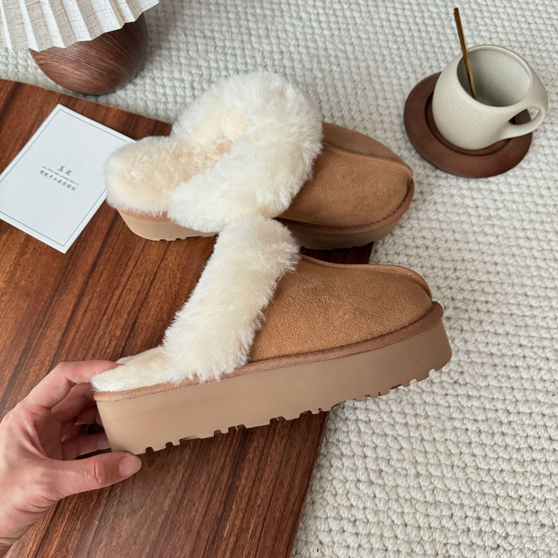 Sangpo Women s High-End Thick Sole Fur Slippers - Closed-Toe Wool and Velvet for Outdoor Warmth 39
Sangpo Women s High-End Thick Sole Fur Slippers - Closed-Toe Wool and Velvet for Outdoor Warmth 39