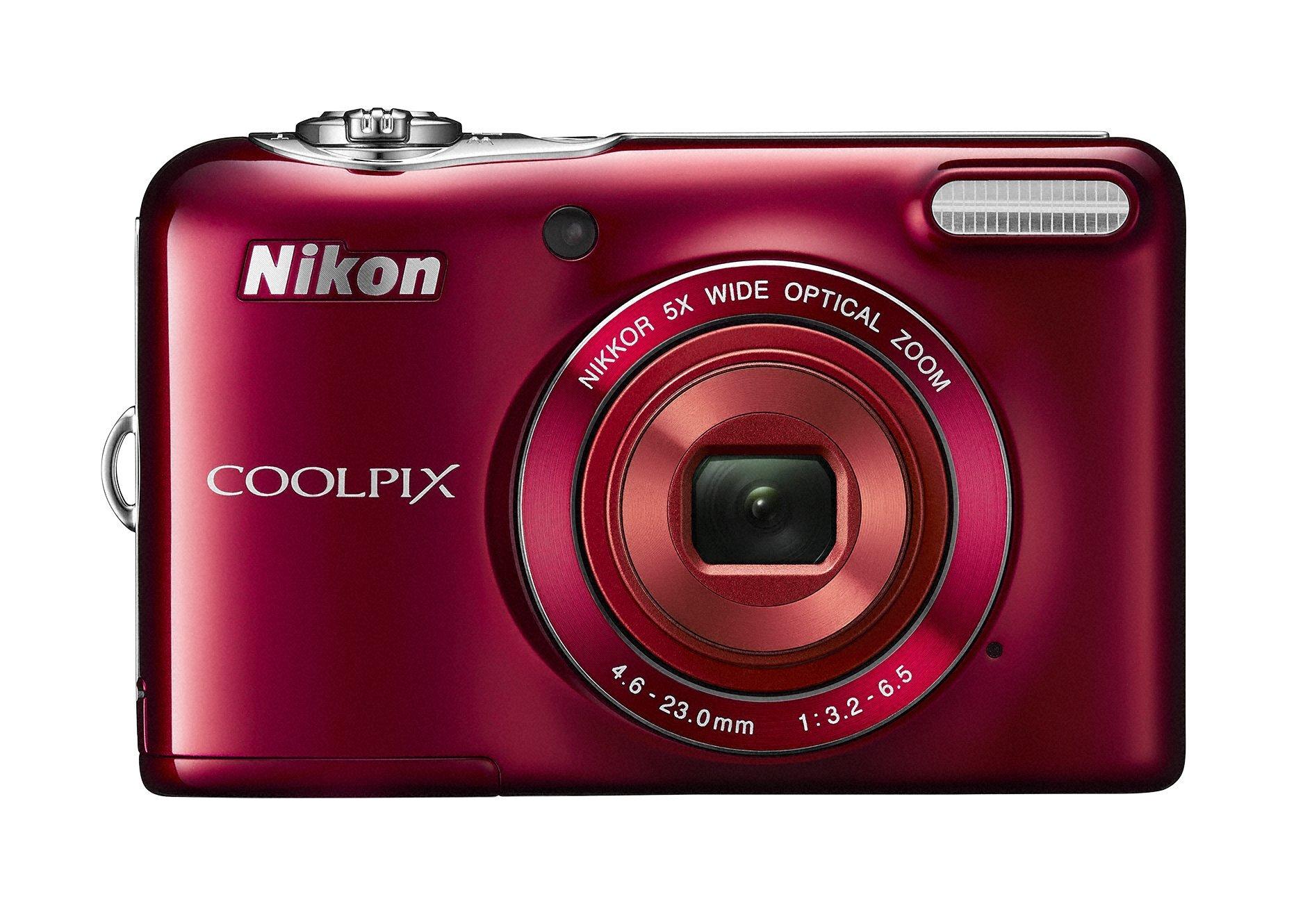 Цифрова фотокамера Nikon COOLPIX L32 Red 5x Optical Zoom Million Pixels Dry Battery Type L32RD 20.05
Цифрова фотокамера Nikon COOLPIX L32 Red 5x Optical Zoom Million Pixels Dry Battery Type L32RD 20.05