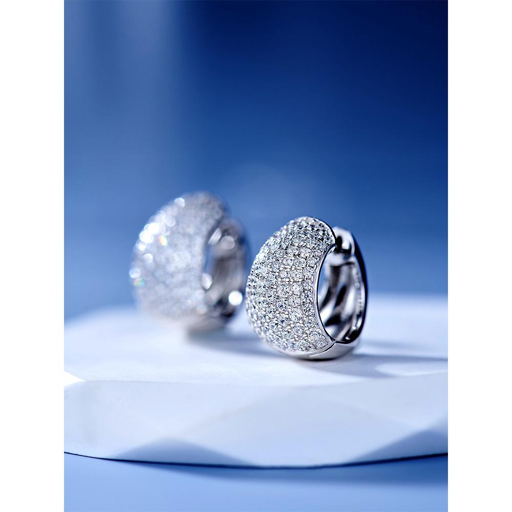 Neymar Style Full Diamond Inlaid Earrings & Ear Cuffs - 925 Sterling Silver 925 Sterling Silver
Neymar Style Full Diamond Inlaid Earrings & Ear Cuffs - 925 Sterling Silver 925 Sterling Silver