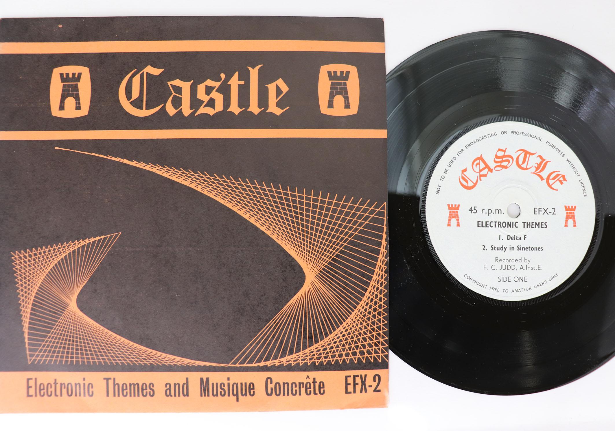 7inch Record F.C. JUDD A.INST.E. Electronic Themes And Musique Concr EFX2 CASTLE 1963 UK Rock Used
7inch Record F.C. JUDD A.INST.E. Electronic Themes And Musique Concr EFX2 CASTLE 1963 UK Rock Used