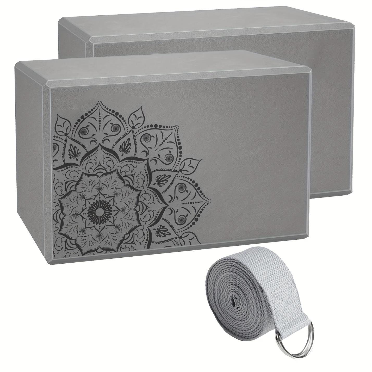 3 шт. Блоки для йоги с ремнями и мягкие нескользящие блоки из пены высокой плотности используются для йоги, пилатеса, растяжки, медитации и общей физической подготовки
3 шт. Блоки для йоги с ремнями и мягкие нескользящие блоки из пены высокой плотности используются для йоги, пилатеса, растяжки, медитации и общей физической подготовки