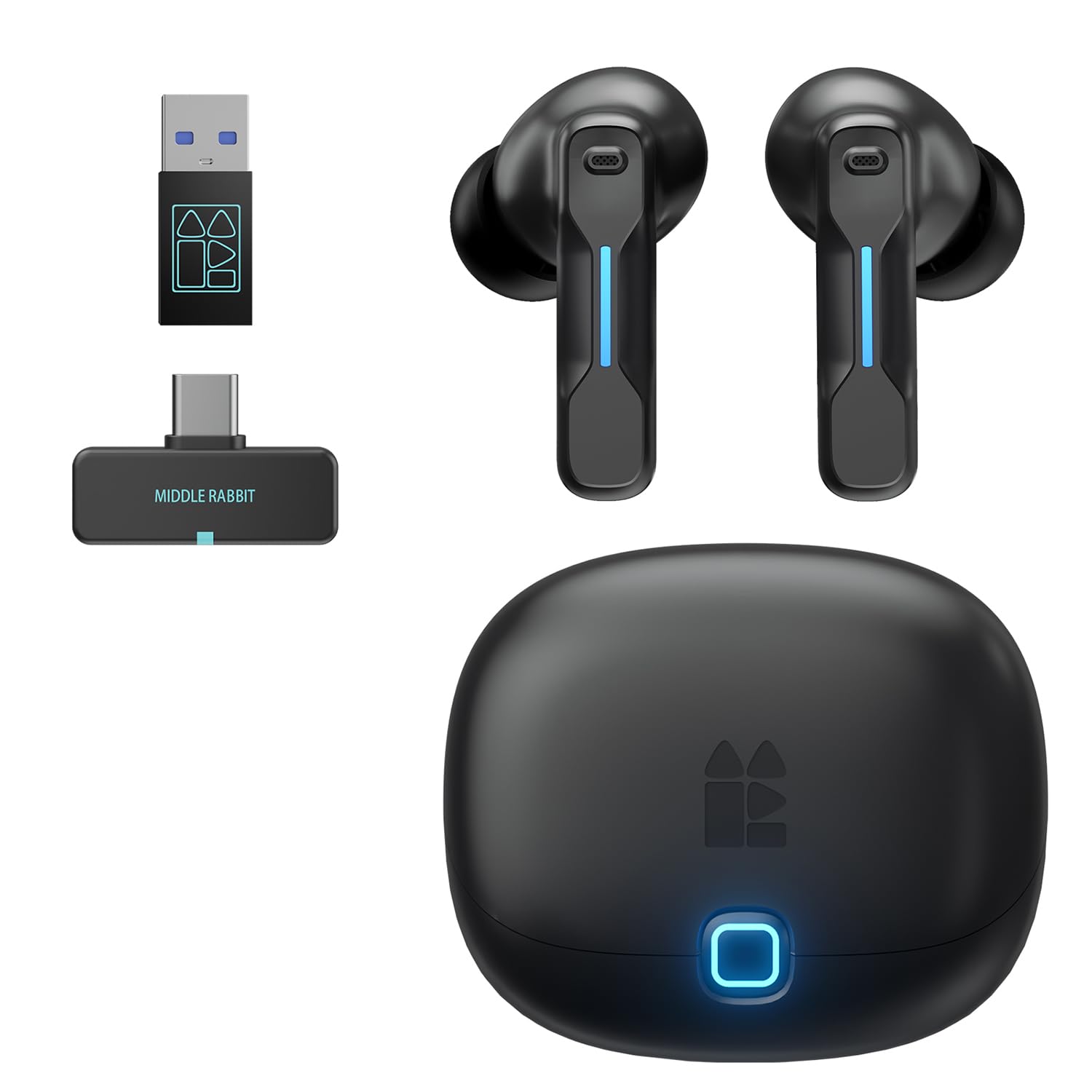 Беспроводные игровые наушники Middle Rabbit SW5 с 20 мс Low Dongle Bluetooth Dual Mode 4, совместимые с ПК PS5 PS4, настольным компьютером VR 2.4G, микрофоном, чёрный
Беспроводные игровые наушники Middle Rabbit SW5 с 20 мс Low Dongle Bluetooth Dual Mode 4, совместимые с ПК PS5 PS4, настольным компьютером VR 2.4G, микрофоном, чёрный