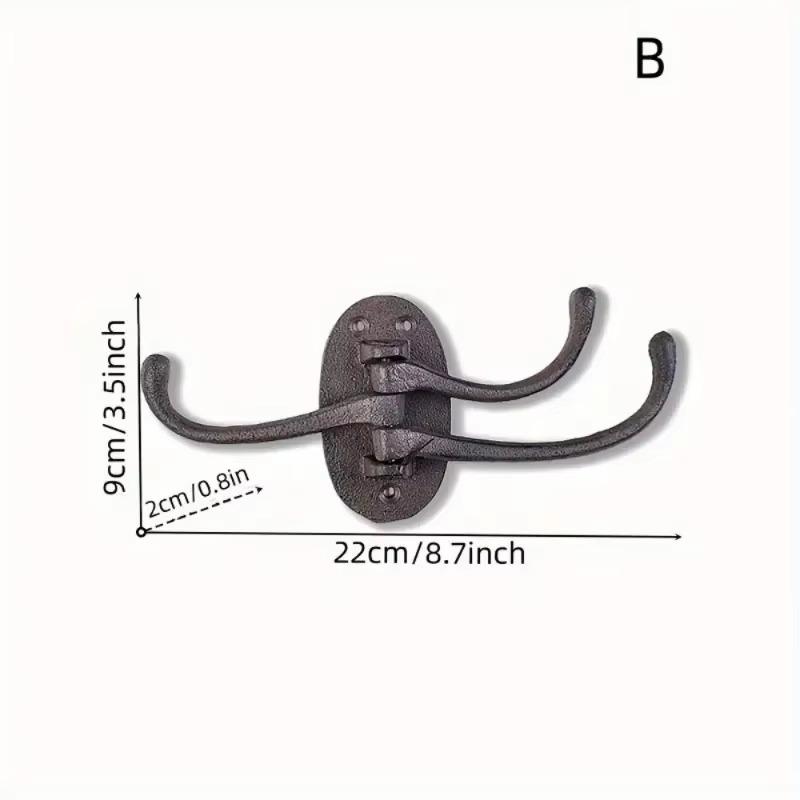1 шт. Многофункциональные винтажные крючки из чугуна, Легкая установка, Прочные и долговечные, Поворотная конструкция для ванной комнаты, фермерского дома, сада, гаража type b античная латунь
1 шт. Многофункциональные винтажные крючки из чугуна, Легкая установка, Прочные и долговечные, Поворотная конструкция для ванной комнаты, фермерского дома, сада, гаража type b античная латунь