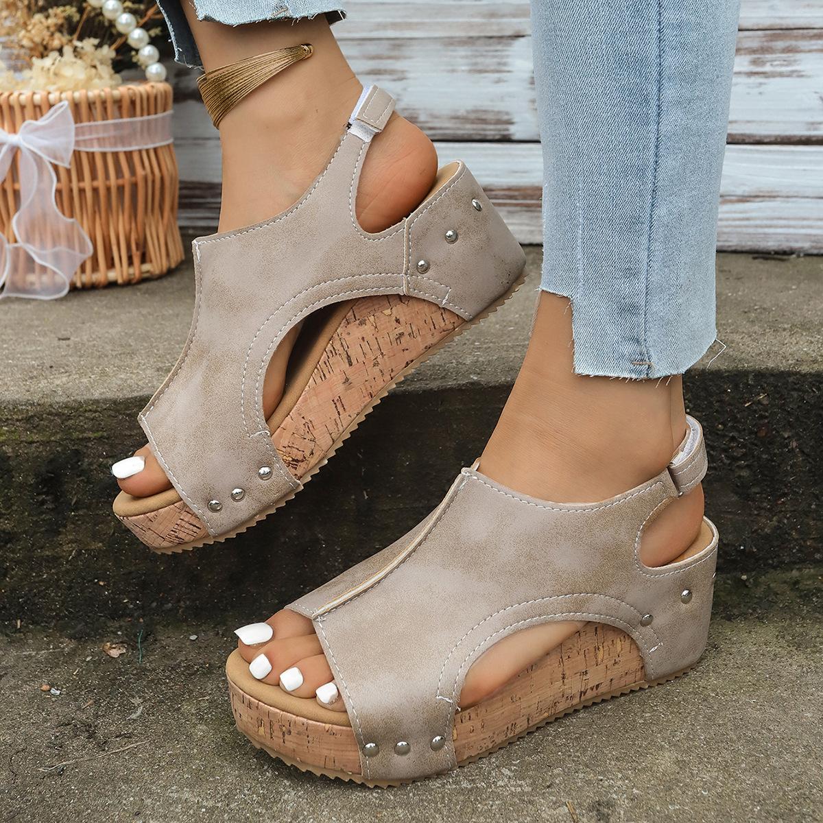 Wedge Sandals Fashion Casual Fish Mouth Sandals Women s Hot Sandals 42 хакі
Wedge Sandals Fashion Casual Fish Mouth Sandals Women s Hot Sandals 42 хакі