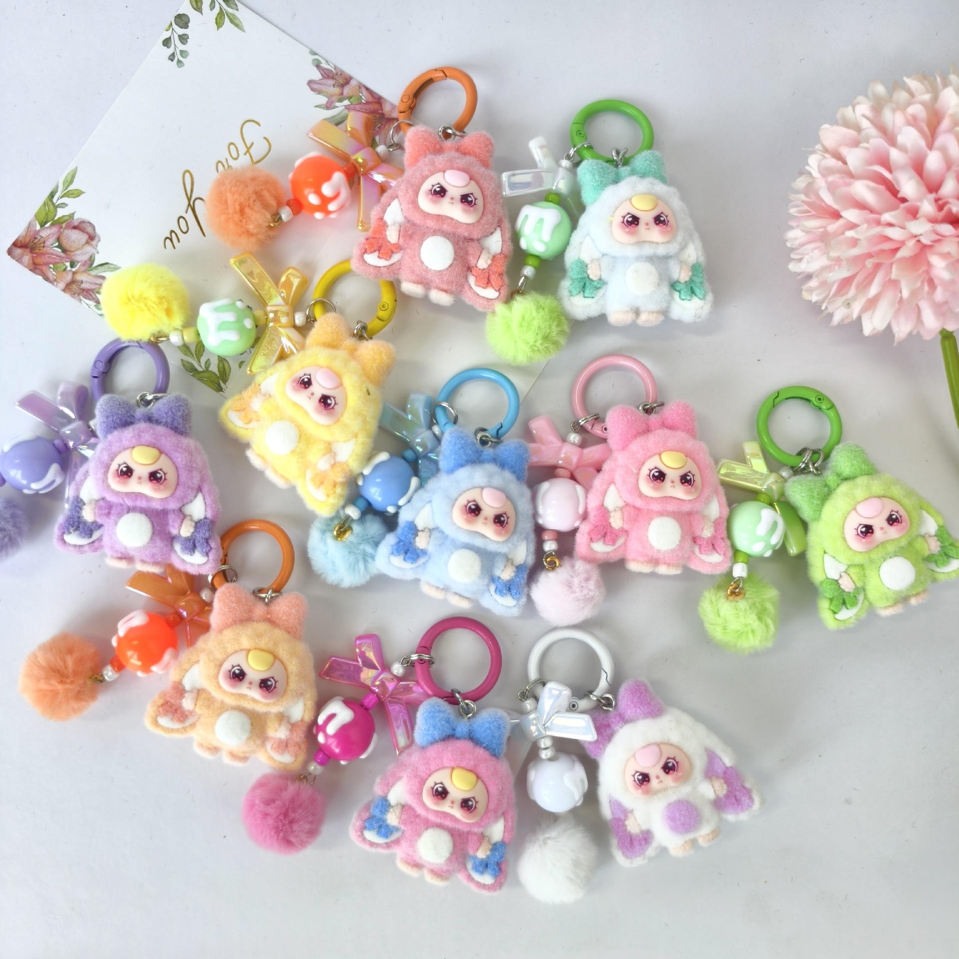10Pcs Mix Baby Three Flocked Animation Cute Doll Keychain Diy Jewelry Accessory Trendy Live Stream Plaything Bag Pendant Kids Girls Toys
10Pcs Mix Baby Three Flocked Animation Cute Doll Keychain Diy Jewelry Accessory Trendy Live Stream Plaything Bag Pendant Kids Girls Toys