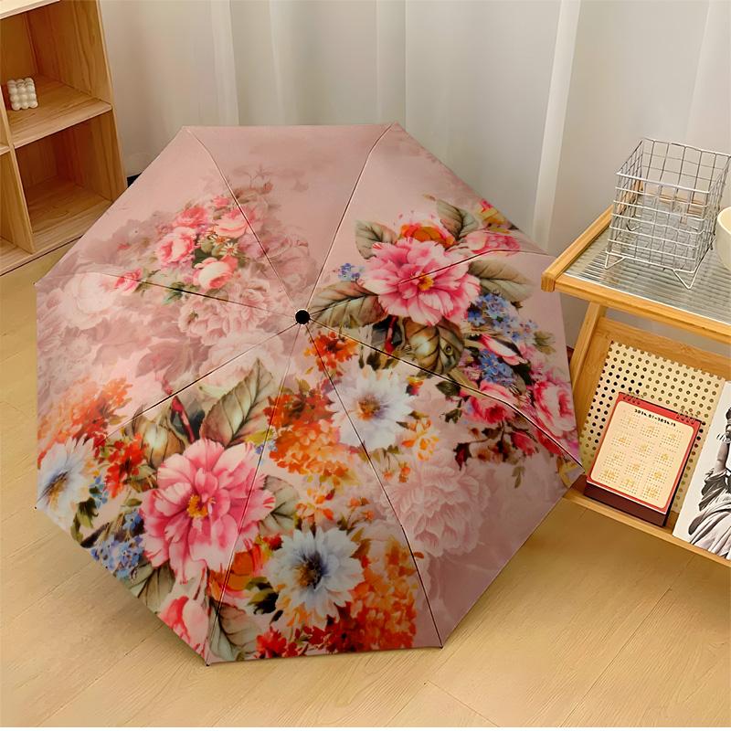 Retro Flowers (3) Theme Automatic Umbrella Compact 8-Rib Design Sturdy Construction Durable Umbrella Stylish Accessory
Retro Flowers (3) Theme Automatic Umbrella Compact 8-Rib Design Sturdy Construction Durable Umbrella Stylish Accessory