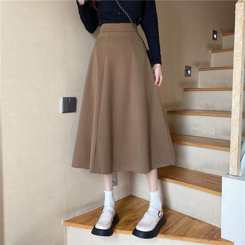 Plus Size Women s A-Line Woolen Flare Skirt - Autumn Winter Korean Style High Waist Skirt 3XL
Plus Size Women s A-Line Woolen Flare Skirt - Autumn Winter Korean Style High Waist Skirt 3XL