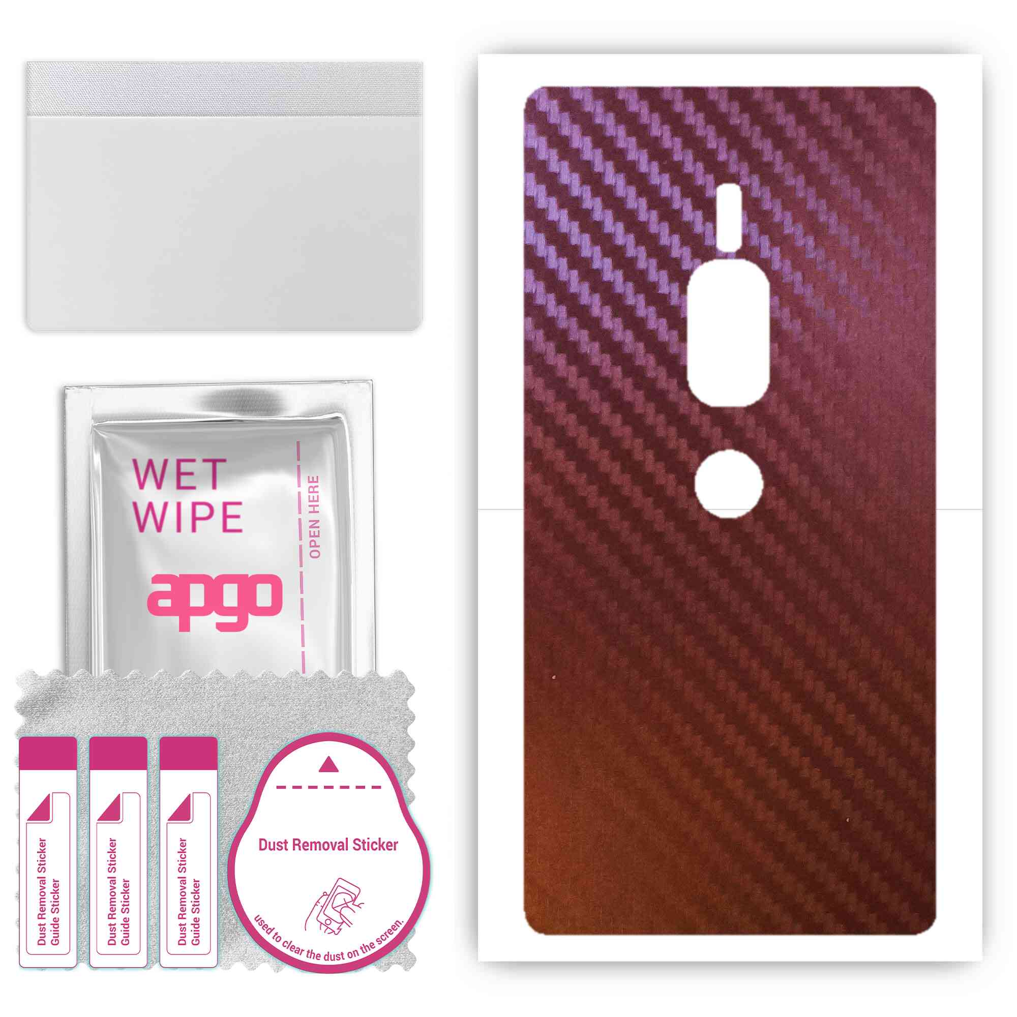 apgo skin sticker film foil vinyl for the BACK compatible with Sony Xperia XZ2 Premium, scratch-resistant, easy to install - Carbon Chameleon CAKA5
apgo skin sticker film foil vinyl for the BACK compatible with Sony Xperia XZ2 Premium, scratch-resistant, easy to install - Carbon Chameleon CAKA5