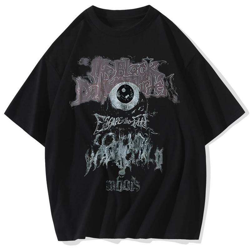 Men T Shirt Hip Hop Dark Streetwear Tshirt Evil Eye Print Harajuku Summer Short Sleeve TShirt Cotton Tops Tees Oversize S
Men T Shirt Hip Hop Dark Streetwear Tshirt Evil Eye Print Harajuku Summer Short Sleeve TShirt Cotton Tops Tees Oversize S