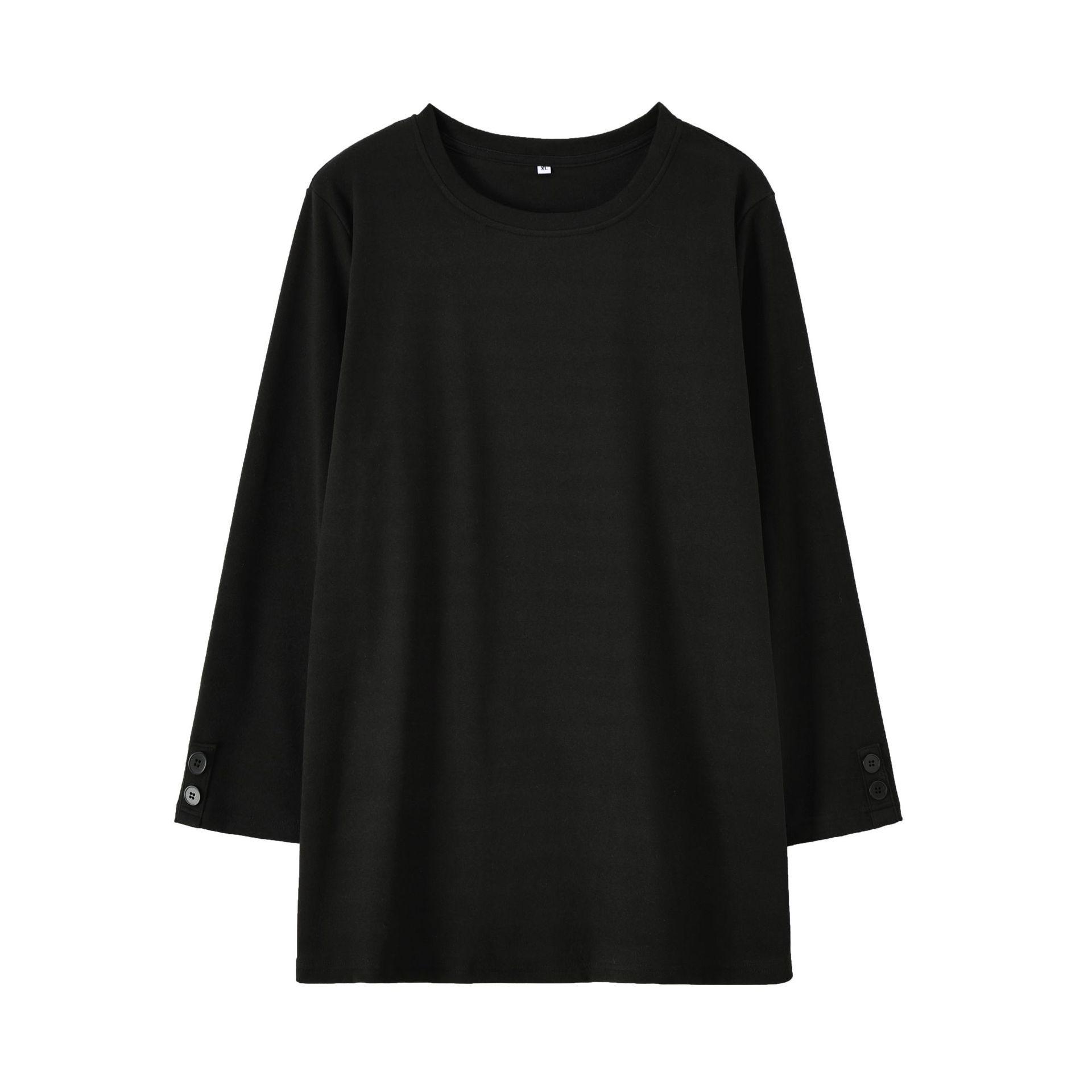 Zhi Xuan Plus Size Women s Round Neck Elegant Winter Top - Brushed Soft Solid Color Base Layer Shirt 3XL (171-190 jin) чорний
Zhi Xuan Plus Size Women s Round Neck Elegant Winter Top - Brushed Soft Solid Color Base Layer Shirt 3XL (171-190 jin) чорний