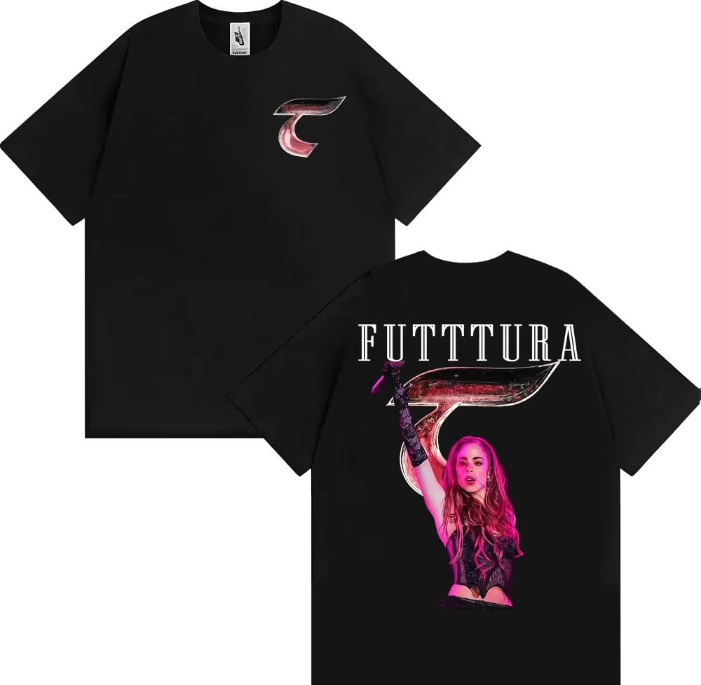 Rapper Tini Stoessel Cotton Unisexs Shirt Oversized La Triple T Futtura Album Graphics Summer Womens Y2k Streetwear Tshirt 3XL
Rapper Tini Stoessel Cotton Unisexs Shirt Oversized La Triple T Futtura Album Graphics Summer Womens Y2k Streetwear Tshirt 3XL