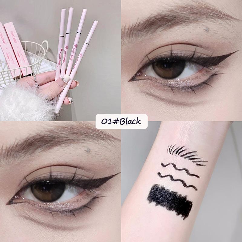 Black Brown Contour Gel Eyeliner Pencil With Brush Waterproof Soft Non Smudging Easy Wear Eyeshadow Stick Lying silkworm Makeup
Black Brown Contour Gel Eyeliner Pencil With Brush Waterproof Soft Non Smudging Easy Wear Eyeshadow Stick Lying silkworm Makeup