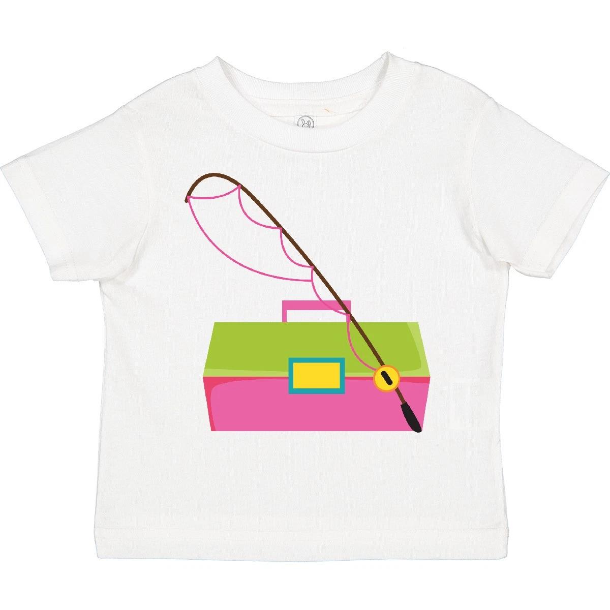 Inktastic Fishing Tackle Girls Toddler kids boys T-Shirt Pole Pink Box Fish Child Kid 150
Inktastic Fishing Tackle Girls Toddler kids boys T-Shirt Pole Pink Box Fish Child Kid 150