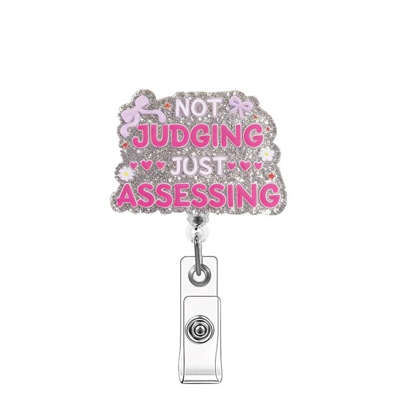 Rtractable Badge Reel with Alligator Clip, Glitter Acrylic ID Badge Holder for Nurse Doctor Teacher Funny Work ID Reel Gifts
Rtractable Badge Reel with Alligator Clip, Glitter Acrylic ID Badge Holder for Nurse Doctor Teacher Funny Work ID Reel Gifts