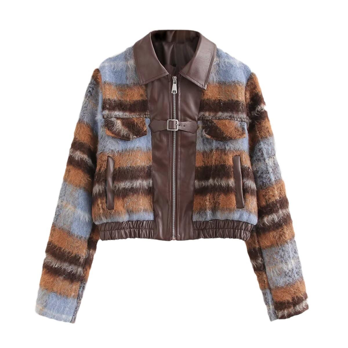 2024 Осень Женская Модная Куртка в Европейском и Американском Стиле, Комбинированная из Кожи и Меха Medium
2024 Осень Женская Модная Куртка в Европейском и Американском Стиле, Комбинированная из Кожи и Меха Medium