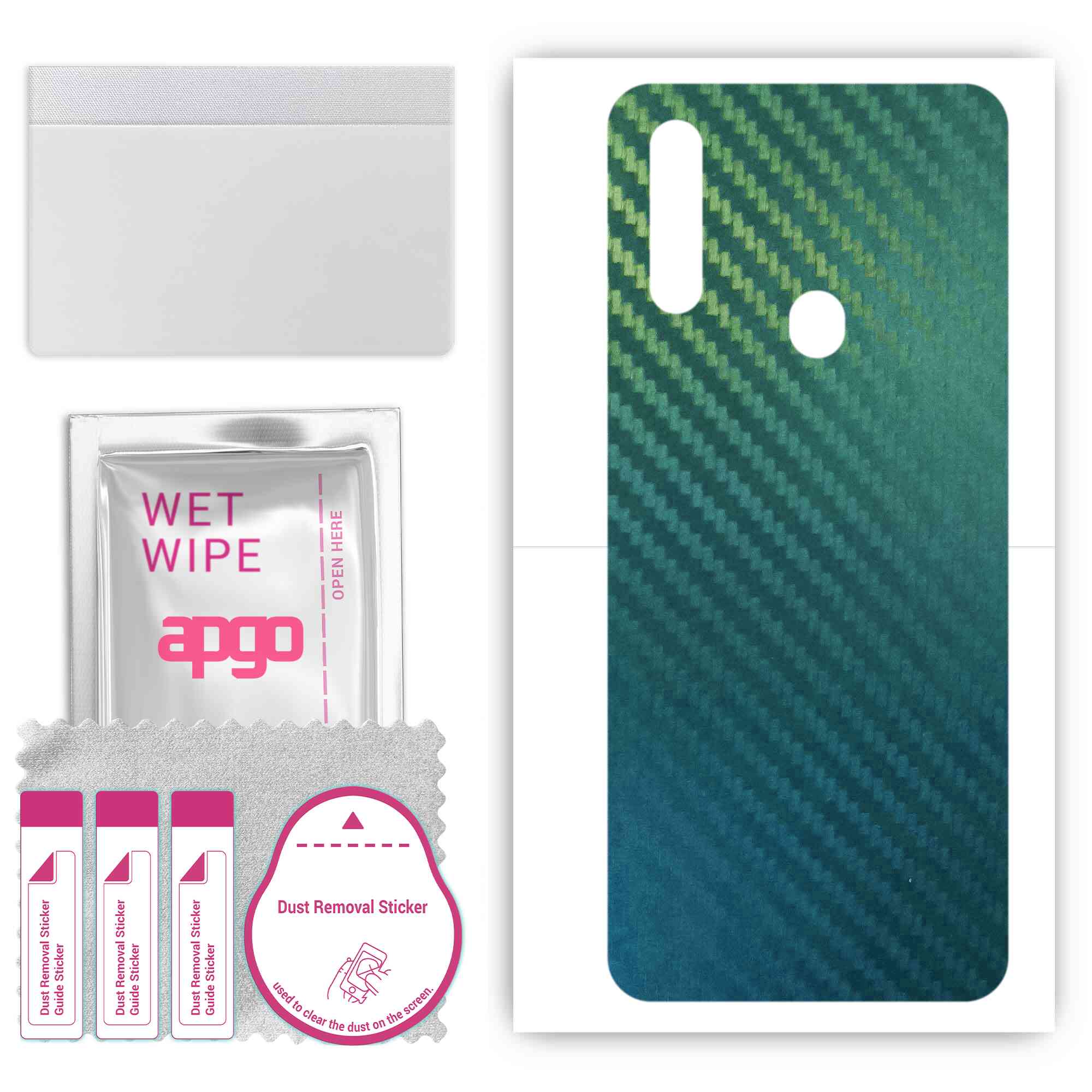 apgo Protective Skin Sticker for the back compatible with Oppo A8, Wrap Film, Foil, Vinyl - Pattern Carbon Chameleon CAKA1
apgo Protective Skin Sticker for the back compatible with Oppo A8, Wrap Film, Foil, Vinyl - Pattern Carbon Chameleon CAKA1