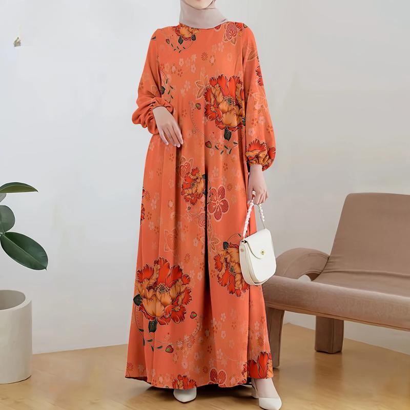 Fashionable Muslim robe, elegant, loose, long-sleeved dress, women s fashion clothing, outdoor casual style, floral print, elegant, long skirt, new S бежевий
Fashionable Muslim robe, elegant, loose, long-sleeved dress, women s fashion clothing, outdoor casual style, floral print, elegant, long skirt, new S бежевий