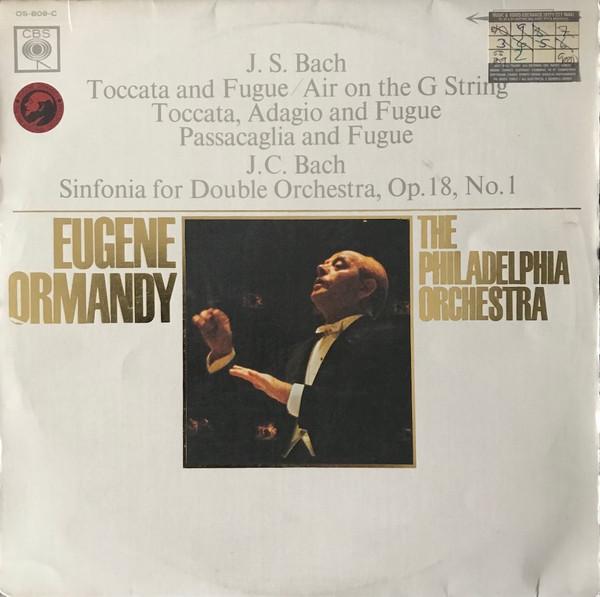 LP Record EUGENE ORMANDY, PHILADELPHIA ORCHES - J. S. Bach: Toccata And Fugue In D OS809C CBS 1967 Japan Classical Used
LP Record EUGENE ORMANDY, PHILADELPHIA ORCHES - J. S. Bach: Toccata And Fugue In D OS809C CBS 1967 Japan Classical Used