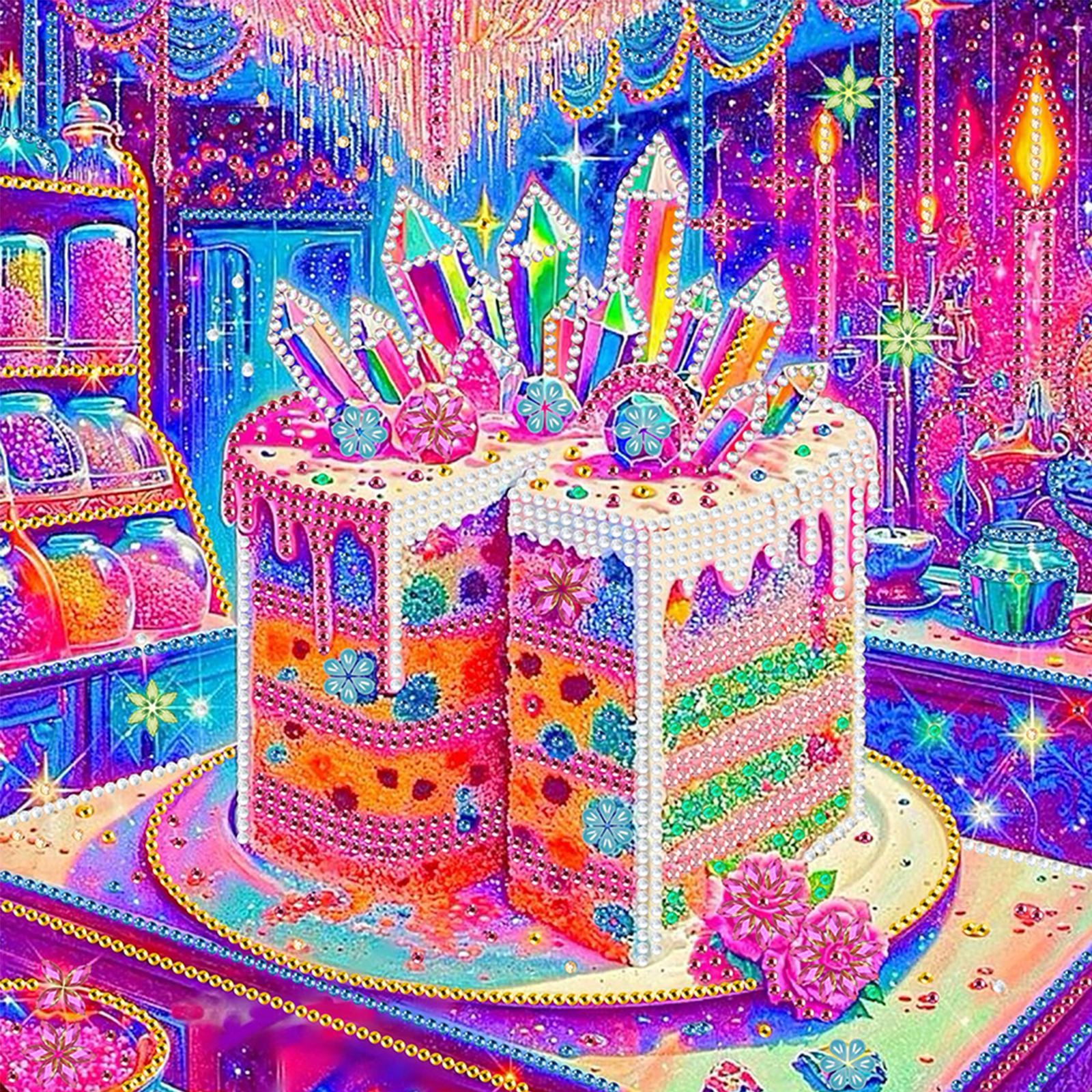 Cakes Desserts DIY Partial Special Shape Drill Diamond Art Kit for Adults Beginners Home Decor Diamond Painting Kits 30x30cm
Cakes Desserts DIY Partial Special Shape Drill Diamond Art Kit for Adults Beginners Home Decor Diamond Painting Kits 30x30cm