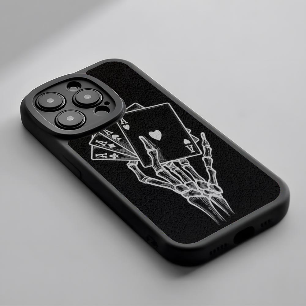 Poker fashion pattern cool design Phone Case For iPhone 16 15 14 13 12 11 Plus Pro Max High-end Lambskin Silicone Cover black iPhone 13 Pro
Poker fashion pattern cool design Phone Case For iPhone 16 15 14 13 12 11 Plus Pro Max High-end Lambskin Silicone Cover black iPhone 13 Pro