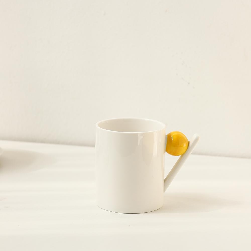 Ceramic Kettle Cup Simple Geometric Sphere Afternoon Tea Ceramic Coffee Cup and Saucer Color Matching Coffee Cup and Saucer 301-400ml
Ceramic Kettle Cup Simple Geometric Sphere Afternoon Tea Ceramic Coffee Cup and Saucer Color Matching Coffee Cup and Saucer 301-400ml