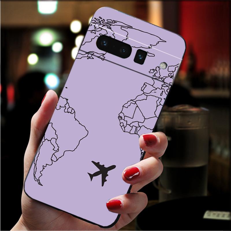 Phone Case For Google Pixel 10 9 Pro XL 9A 8 7 6 Pro Pixel 8A 7A 6A Pixel 8 7 6 5 Travel Map Plane Google Pixel 9 Pro
Phone Case For Google Pixel 10 9 Pro XL 9A 8 7 6 Pro Pixel 8A 7A 6A Pixel 8 7 6 5 Travel Map Plane Google Pixel 9 Pro
