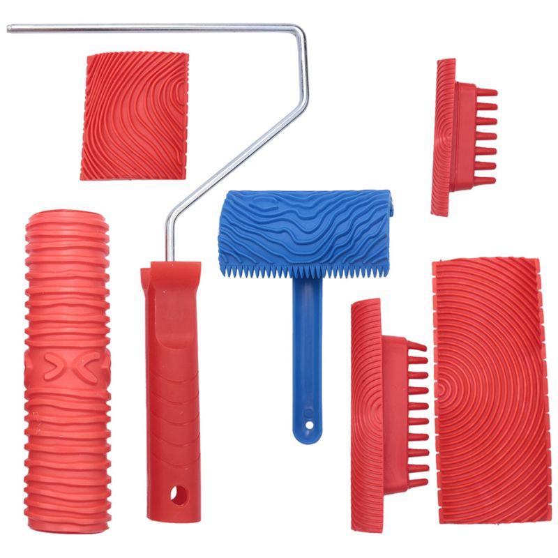 AEE4-Wood Grain Tool Set, 6Pcs 7 Inch Graining Painting Tool Wood Texture Paint Roller Wood Pattern Tools For Wall Room Art
AEE4-Wood Grain Tool Set, 6Pcs 7 Inch Graining Painting Tool Wood Texture Paint Roller Wood Pattern Tools For Wall Room Art