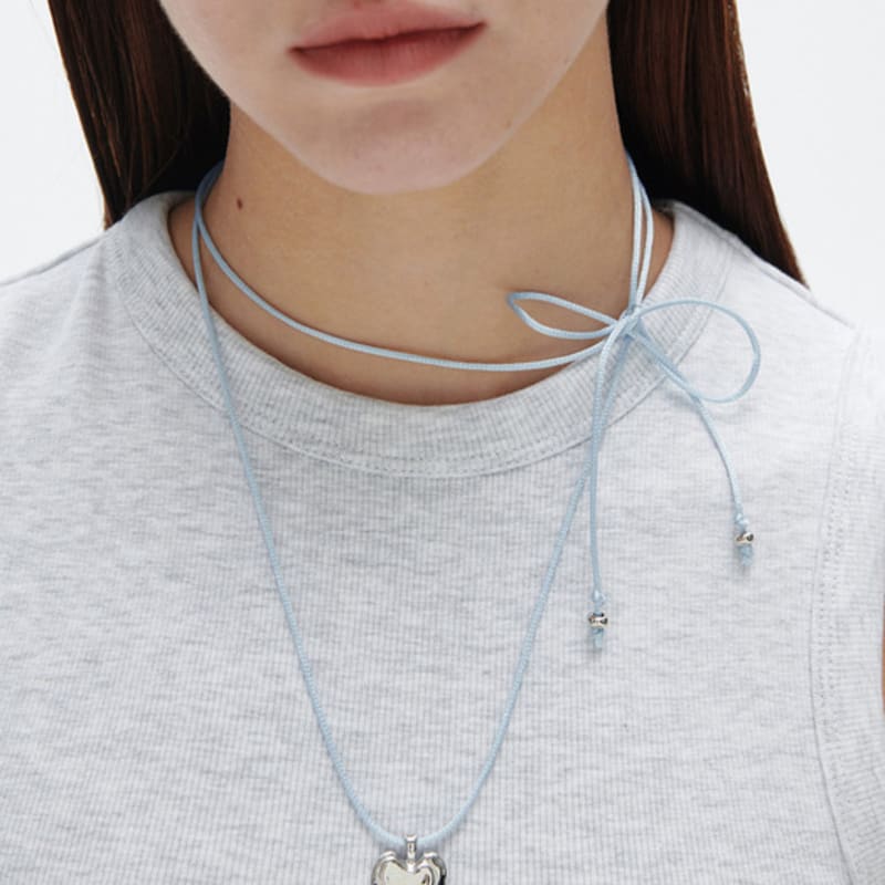 MATIAS Heart string Necklace (Blue) Blue
MATIAS Heart string Necklace (Blue) Blue