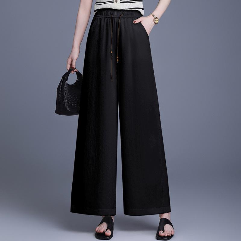 Spring 2026 Fashion: Wide-Leg Pants for Middle-Aged & Elderly Women - Loose, Long, and Stylish XL (85-105 lbs) чёрный
Spring 2026 Fashion: Wide-Leg Pants for Middle-Aged & Elderly Women - Loose, Long, and Stylish XL (85-105 lbs) чёрный