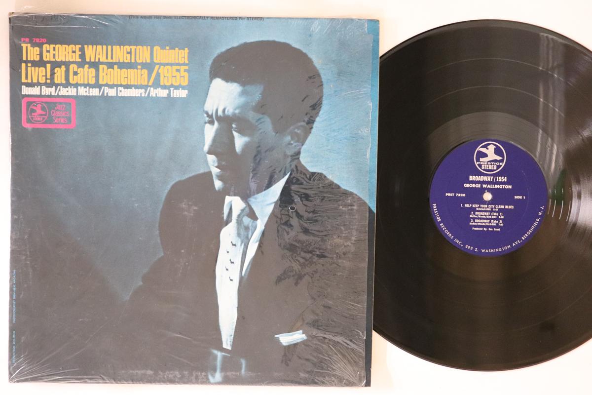 LP Record GEORGE WALLINGTON - Live! At Cafe Bohemia/1955 PRST7820 PRESTIGE 1970 US Jazz Used
LP Record GEORGE WALLINGTON - Live! At Cafe Bohemia/1955 PRST7820 PRESTIGE 1970 US Jazz Used