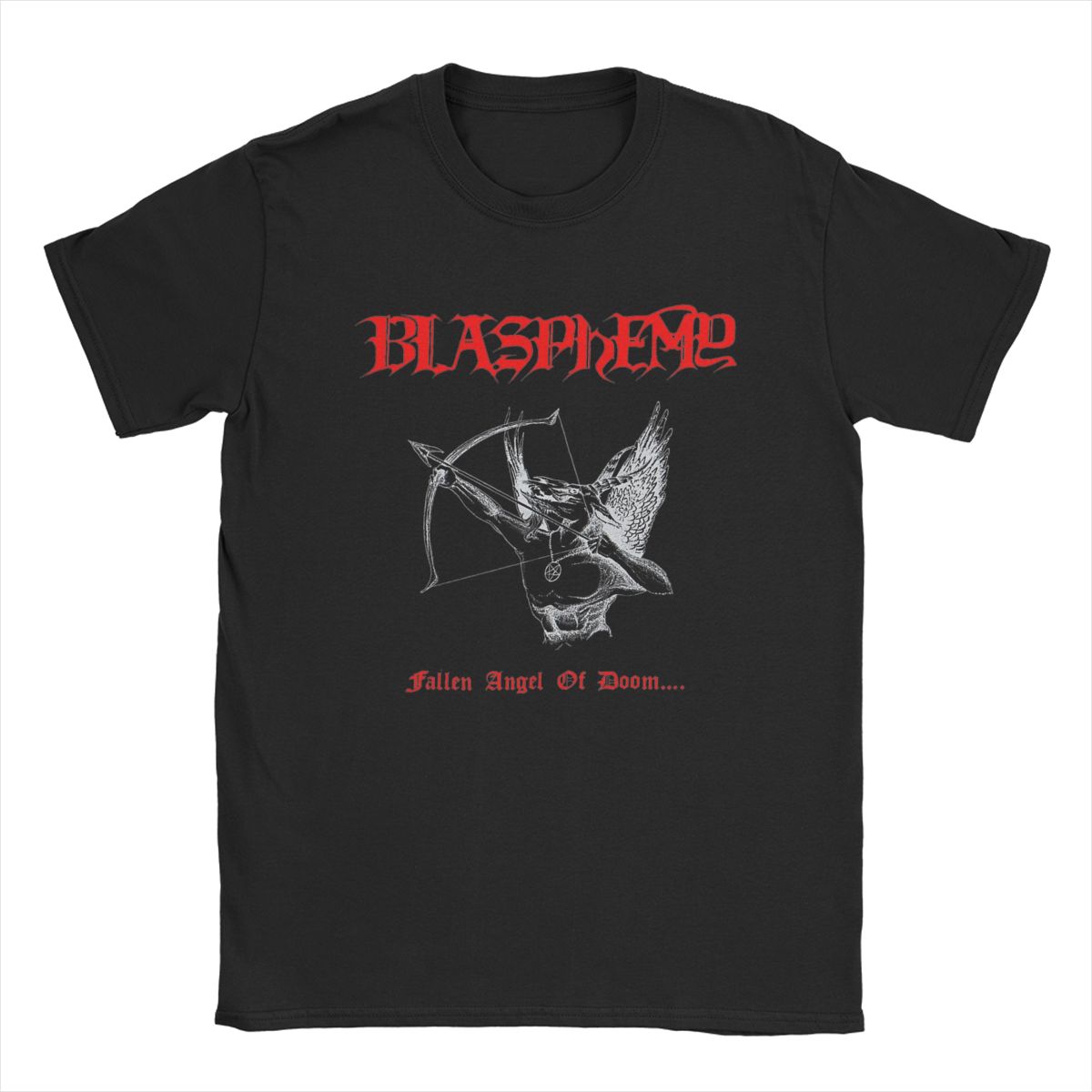 Blasphemy Fallen Angel Of Doom Rock Band T Shirts Merchandise for Men Women Cotton Crazy Tee Shirt Short Sleeve Clothes Adult S
Blasphemy Fallen Angel Of Doom Rock Band T Shirts Merchandise for Men Women Cotton Crazy Tee Shirt Short Sleeve Clothes Adult S