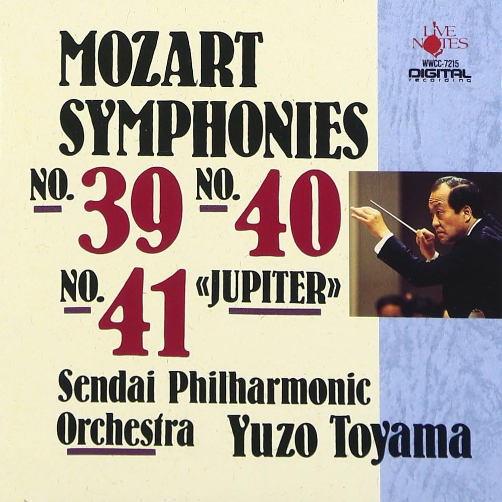CD YUZO TOYAMA MOZART; SENDAI FEL HAR - Yuzo Toyama, Sendai Fel Harmony Orc WWCC7215 Live Notes Japan ObiClassical Used
CD YUZO TOYAMA MOZART; SENDAI FEL HAR - Yuzo Toyama, Sendai Fel Harmony Orc WWCC7215 Live Notes Japan ObiClassical Used
