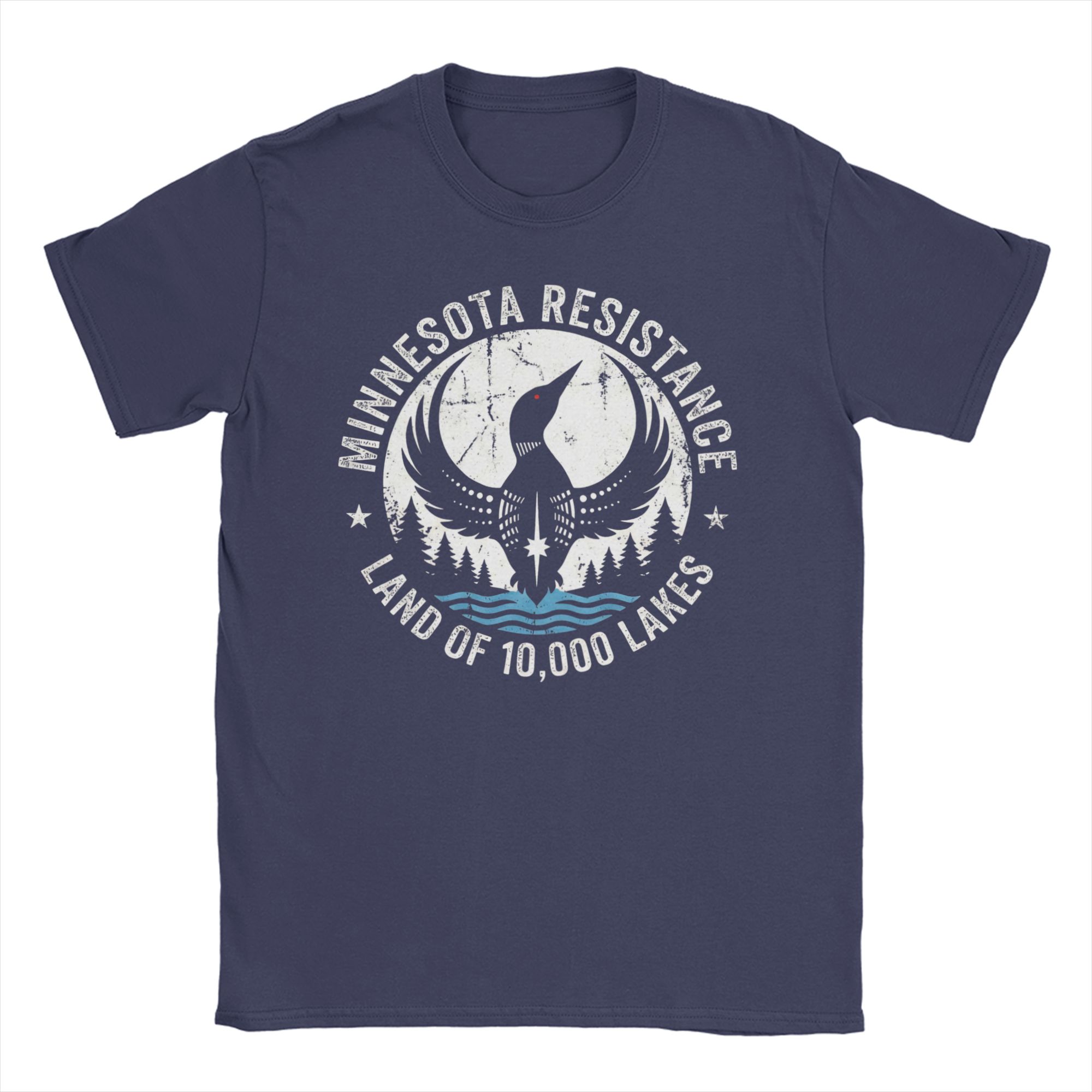 Minnesota Rebel Loon Symbol ice Minimalist Bird of Silent Rebellion TShirts Unisex Cotton Tee Shirt Crewneck T Shirts New Arrival 4XL
Minnesota Rebel Loon Symbol ice Minimalist Bird of Silent Rebellion TShirts Unisex Cotton Tee Shirt Crewneck T Shirts New Arrival 4XL