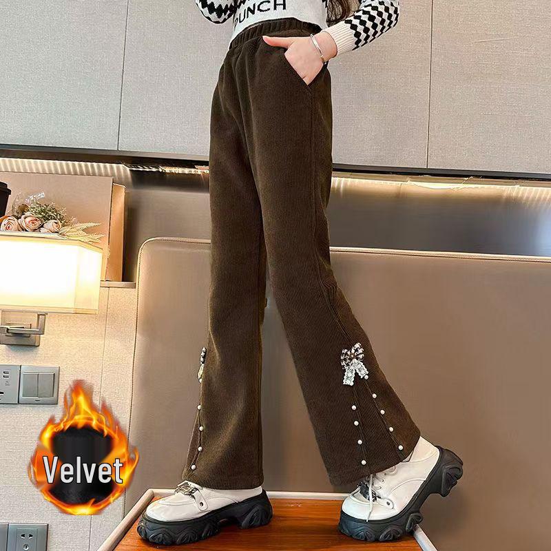 Girls Autumn/Winter 2025 New Flared Cotton Pants for Kids 150
Girls Autumn/Winter 2025 New Flared Cotton Pants for Kids 150