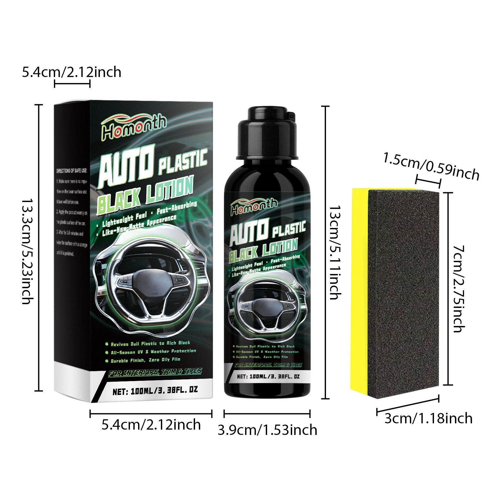 Car Plastic Restorer Back To Black Gloss Polishing and Refurbishing Car Universal Leather and Plastic Repair Polishing Wax Set
Car Plastic Restorer Back To Black Gloss Polishing and Refurbishing Car Universal Leather and Plastic Repair Polishing Wax Set