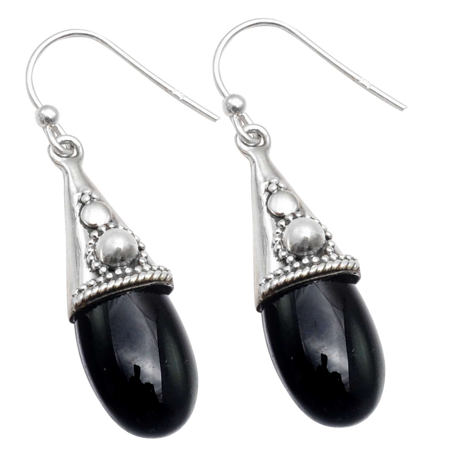 Black Onyx Gemstone Earrings Solid 925 Sterling Silver Handmade Earrings Jewelry Gift For Women And Girls E-2936
Black Onyx Gemstone Earrings Solid 925 Sterling Silver Handmade Earrings Jewelry Gift For Women And Girls E-2936