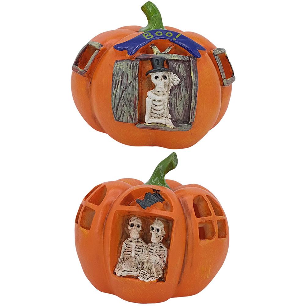 Halloween Skeleton in Pumpkin Decoration Resin Pumpkin Night Light Decorative Spooky Night Lamp for Home Desktop Decor
Halloween Skeleton in Pumpkin Decoration Resin Pumpkin Night Light Decorative Spooky Night Lamp for Home Desktop Decor