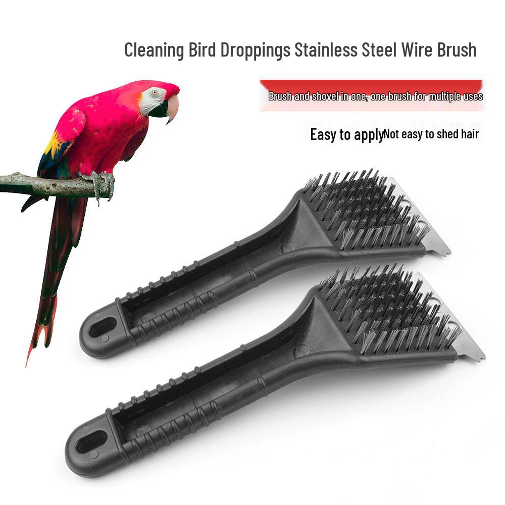 Набор щеток и лопаток для чистки клетки попугая - Средство для удаления птичьего помета Wire Brush for Bird Droppings - 1 Pack (PP Bag)
Набор щеток и лопаток для чистки клетки попугая - Средство для удаления птичьего помета Wire Brush for Bird Droppings - 1 Pack (PP Bag)