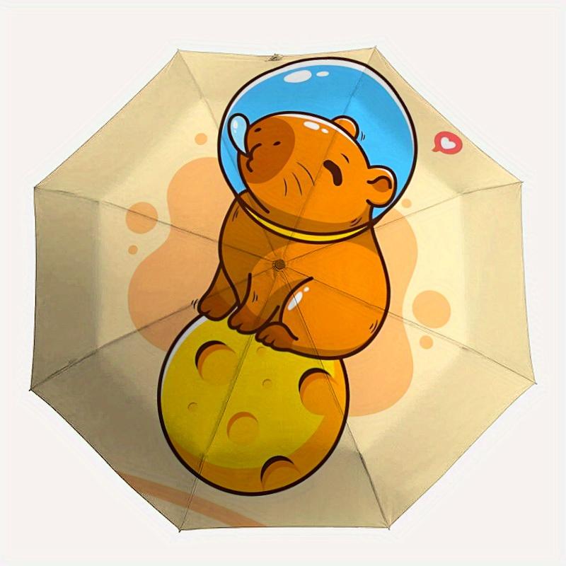 1pc Capybara Pattern Automatic Umbrella 8-Bone Design Compact Gear for Outdoor Travel, Perfect Holiday Gift y250827026
1pc Capybara Pattern Automatic Umbrella 8-Bone Design Compact Gear for Outdoor Travel, Perfect Holiday Gift y250827026