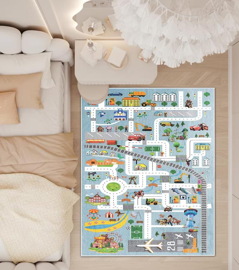Road Rug Car Rug Traffic Rug Child Game Rug Car Racing Children s Play Mat Road Mat Play Rug Nursery Rug Education Play Mat 40x60cm
Road Rug Car Rug Traffic Rug Child Game Rug Car Racing Children s Play Mat Road Mat Play Rug Nursery Rug Education Play Mat 40x60cm