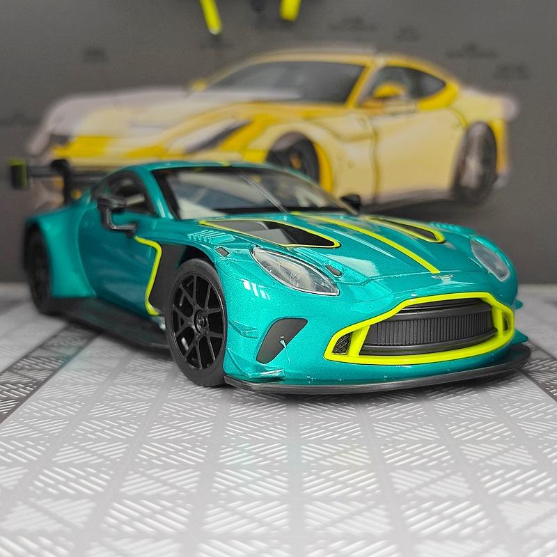1:24 Aston Martin Vantage GT3 Alloy Sports Car Model Diecast Metal Track Racing Car Vehicle Model Sound and Light Kids Toy Gift
1:24 Aston Martin Vantage GT3 Alloy Sports Car Model Diecast Metal Track Racing Car Vehicle Model Sound and Light Kids Toy Gift
