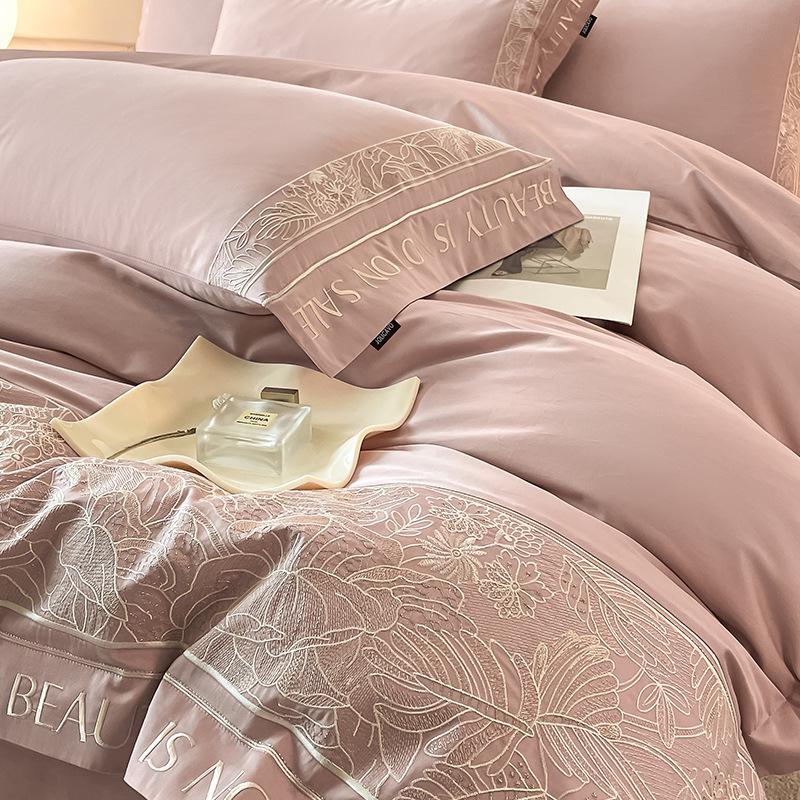 2024 Luxury 100-Count Long-Staple Cotton Embroidered Bed Sheet Set - Double Bed, Four Pieces 200x230 Single Quilt Cover
2024 Luxury 100-Count Long-Staple Cotton Embroidered Bed Sheet Set - Double Bed, Four Pieces 200x230 Single Quilt Cover